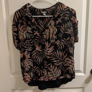 Foliage design button down